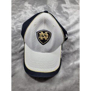 Notre Dame Fighting Irish Adidas Hat Adjustable Baseball Style Cap Hat‎ White